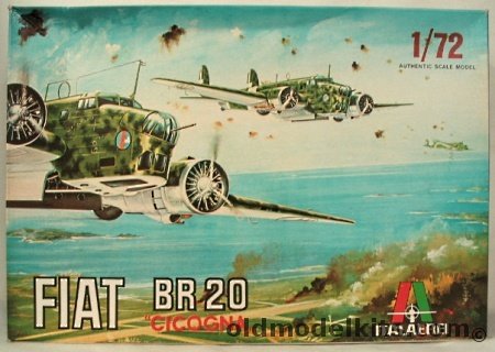 Italaerei 1/72 Fiat Br-20 or BR-20M Cicogna, 103 plastic model kit